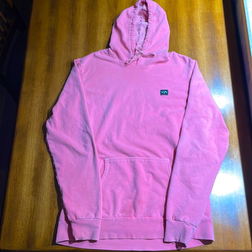 Billabong Hoodie/Fleece Mens Wave Washed Pullover Hoodie Dusty Pink